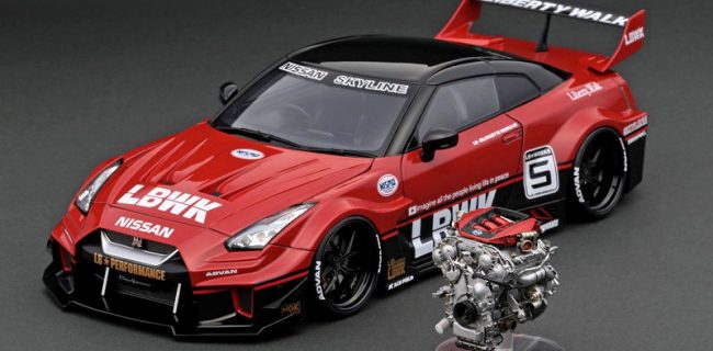 Ignition Model LB-Silhouette WORKS GT Nissan 35GT-RR - Red/Black
