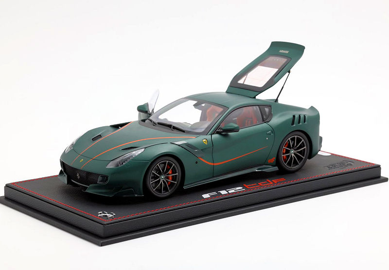 BBR Ferrari F12 TDF - Matt Green • DiecastSociety.com