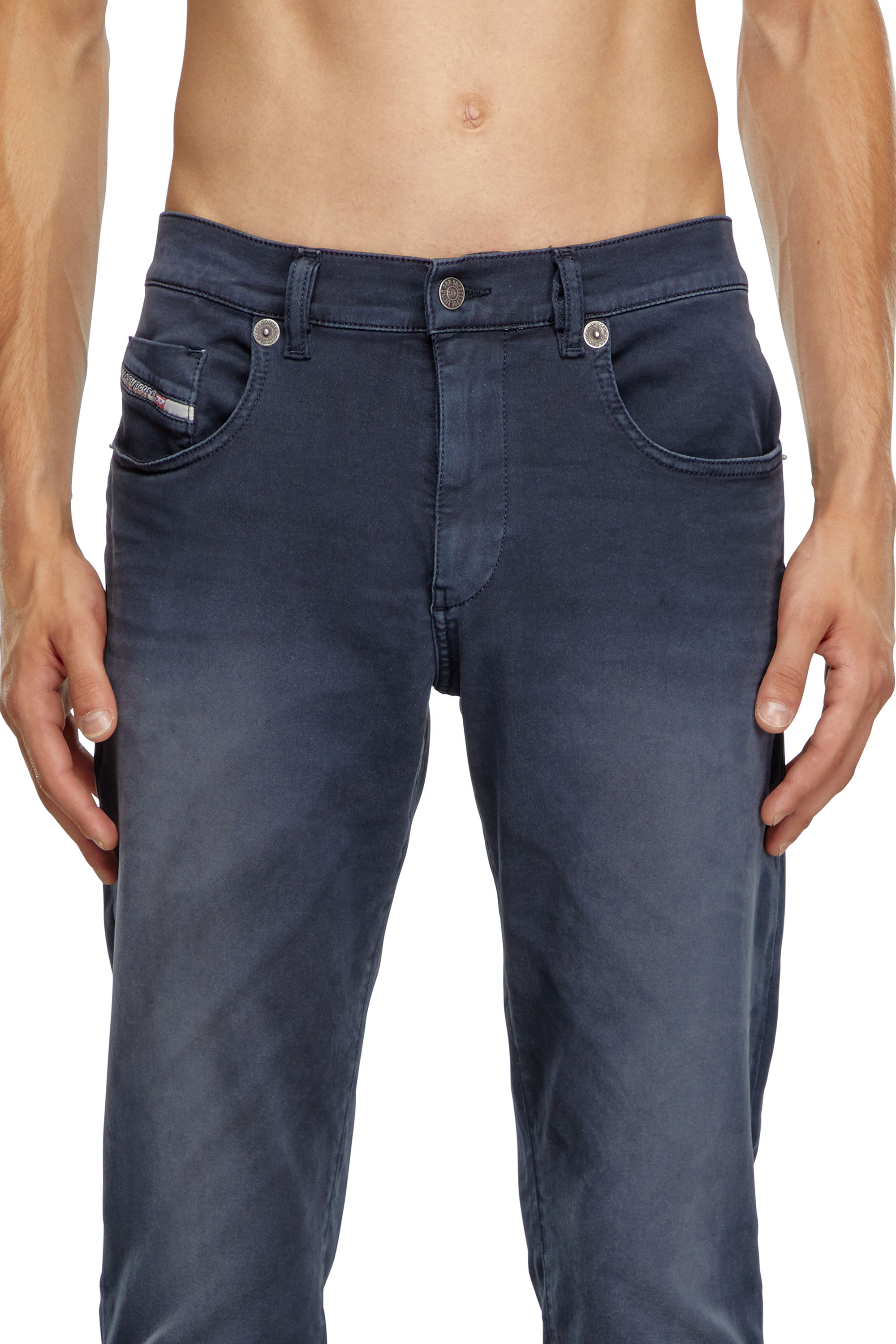 D-STRUKT-Z-NE Man: Slim Colored Jeans | Dark Blue | Diesel