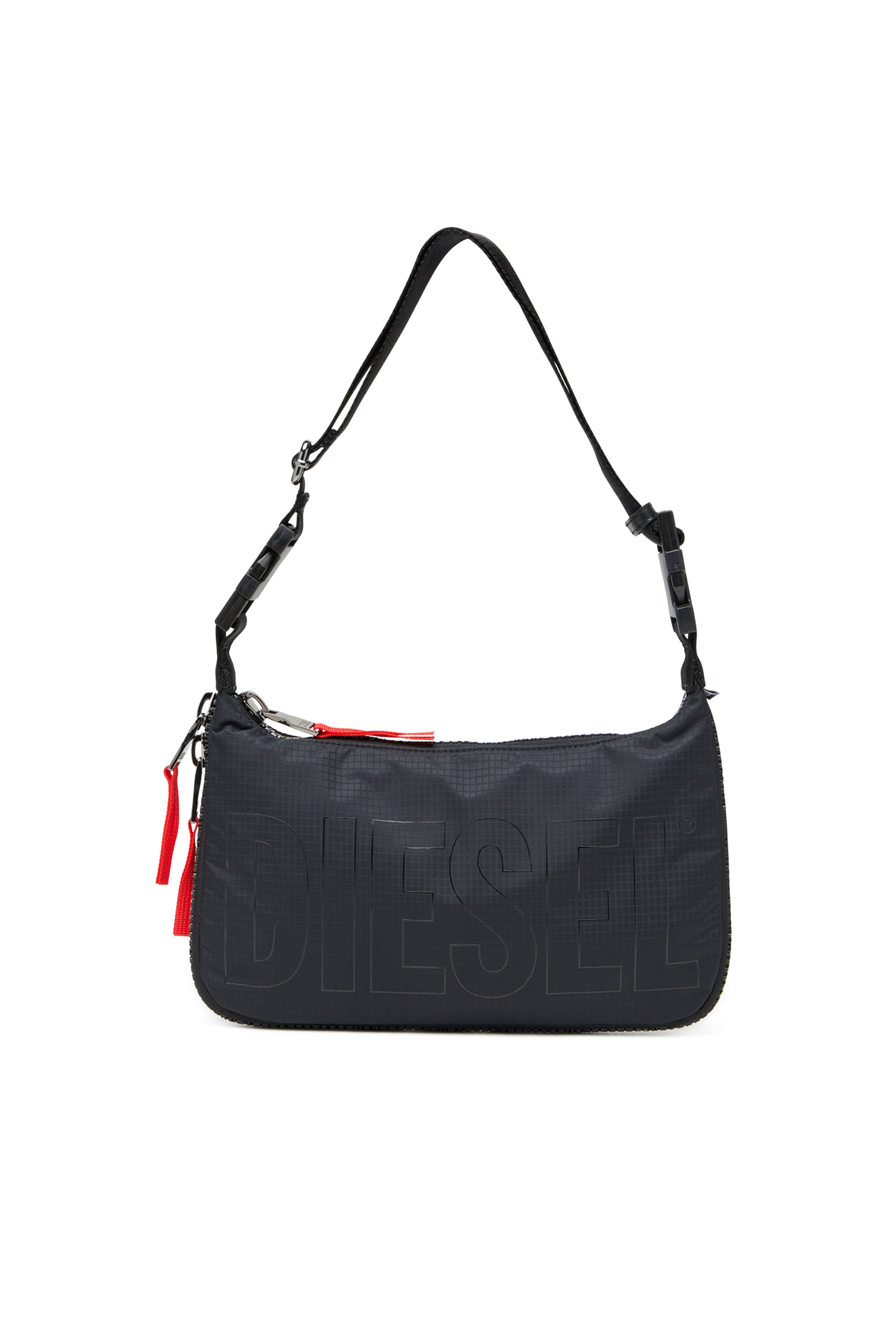 Women's Zip-D X-Expandable utilitarian shoulder bag | Black | Diesel