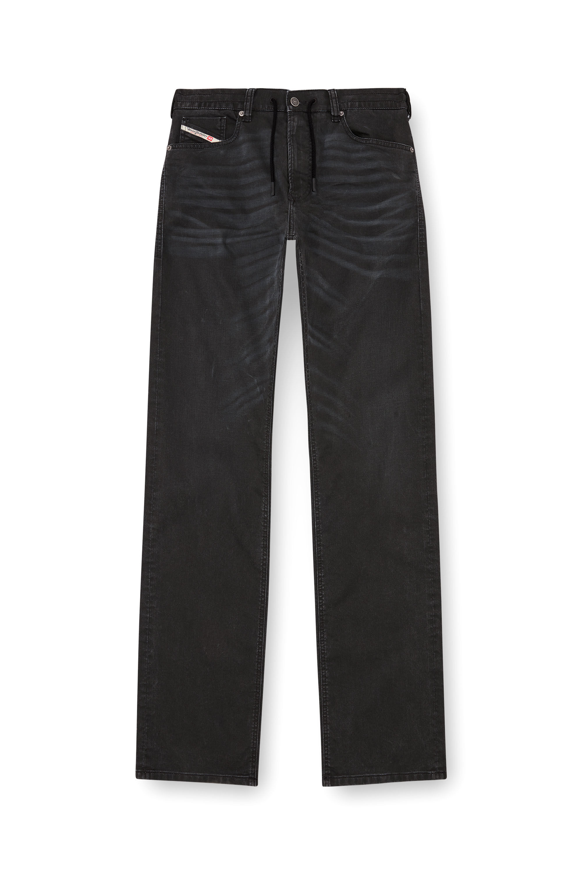 Men's Relaxed Jeans | Black/Dark grey | Diesel 2080 D-Reel Joggjeans®