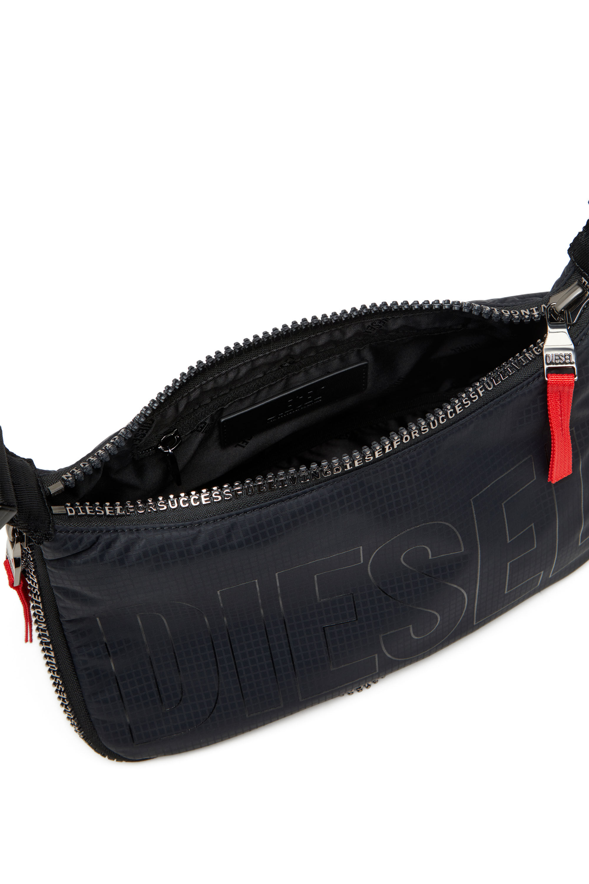 Women's Zip-D X-Expandable utilitarian shoulder bag | Black | Diesel