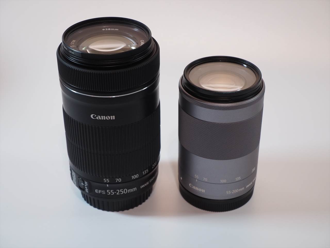 Canon EOS Kiss M EF-S 55-250mm マウントアダプター Ef レンズ