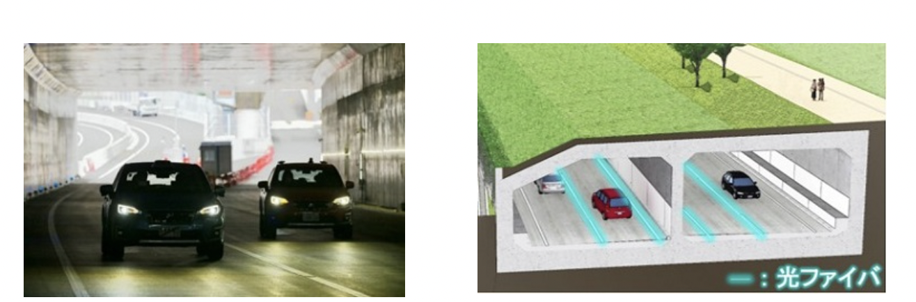 鹿島とSUBARU、光ファイバセンシング技術を用いた路車協調型自動運転の