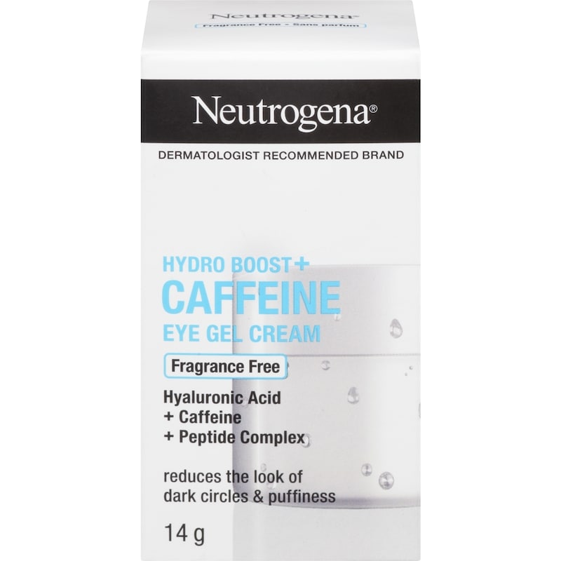 Neutrogena Hydro Boost Caffeine Eye Gel Cream, Hyaluronic Acid Eye