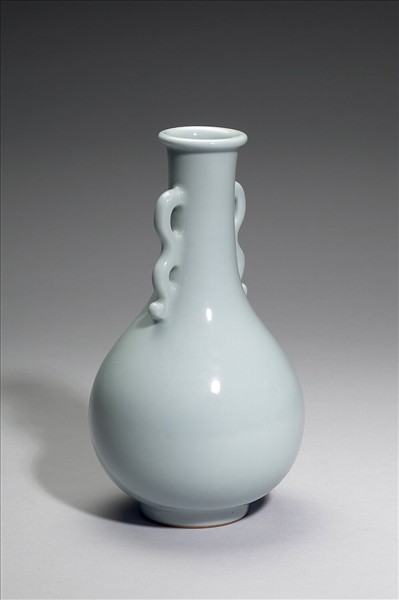 天青釉雙耳瓶- 故宮