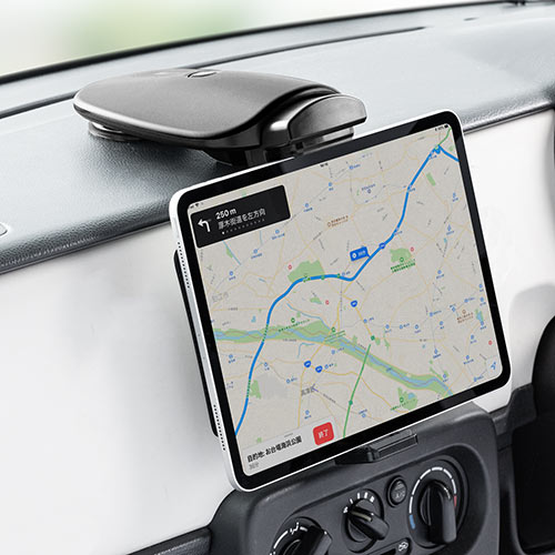 カーナビや映画鑑賞に！タブレット用車載ホルダー ｜ サンワダイレクト