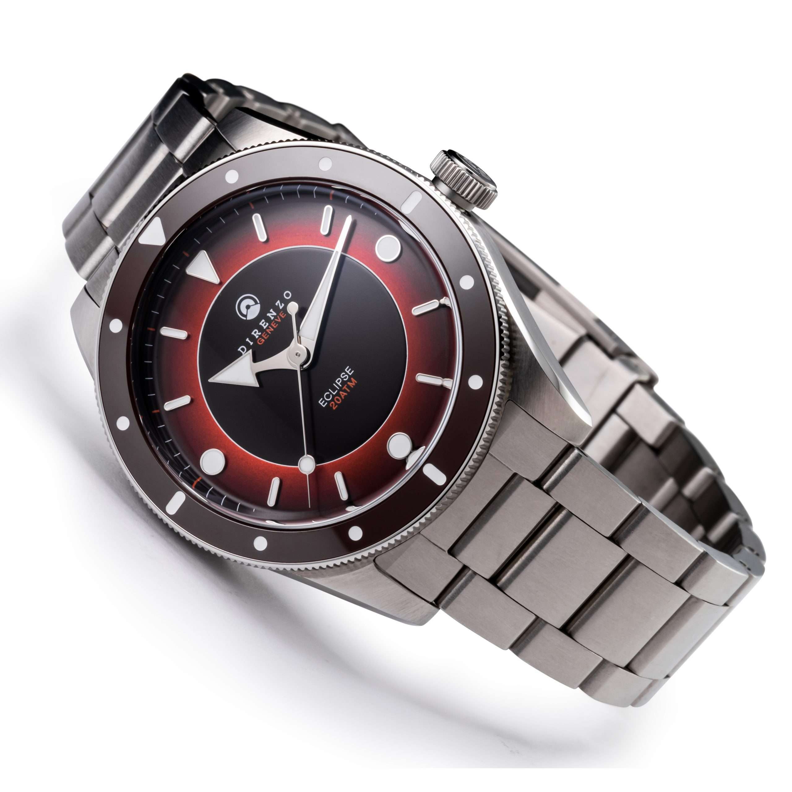 DRZ 03V2 Eclipse Red (No date) - Direnzo Watches