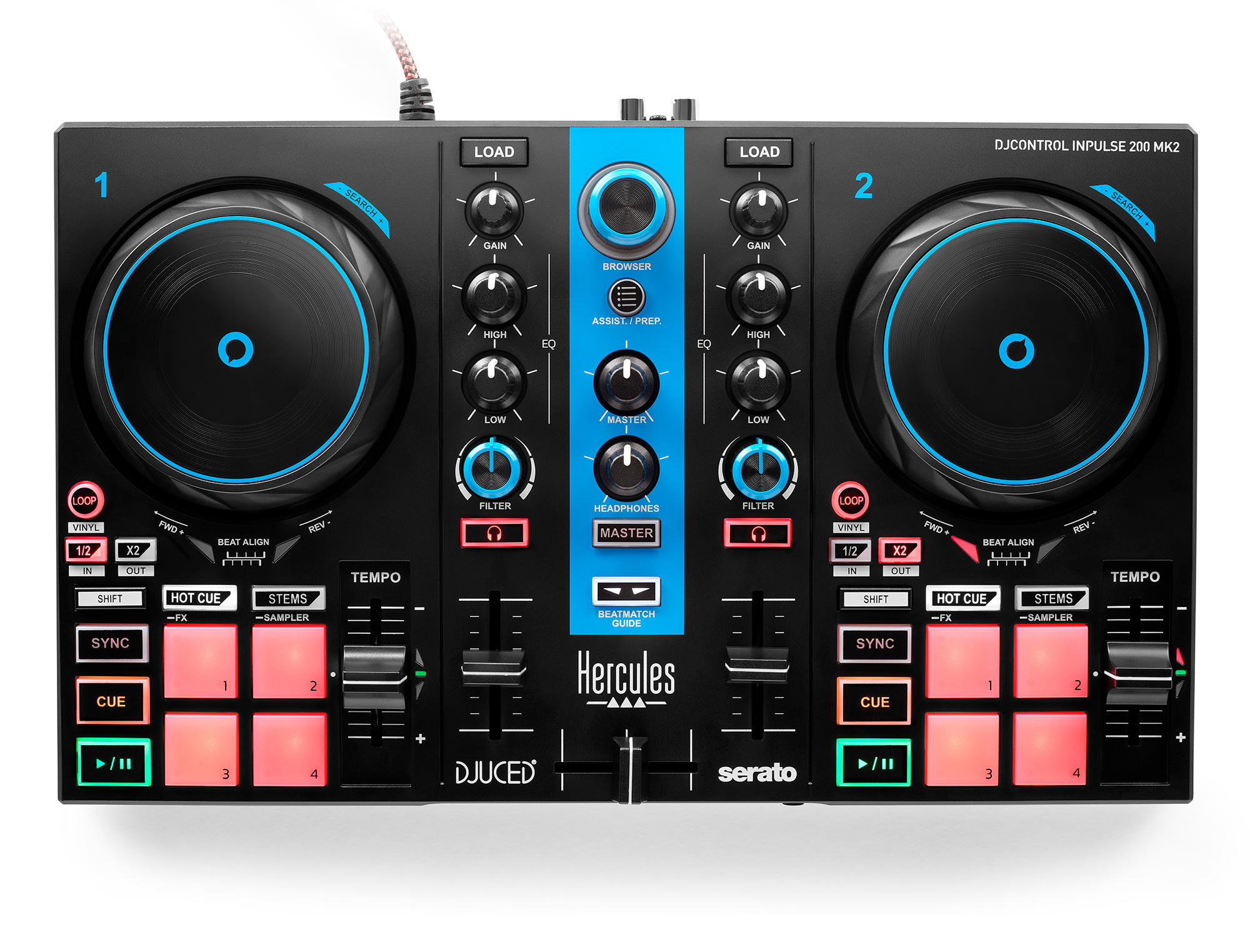 DJControl Inpulse 200 MK2 BLUE EDITION - Dirigent | ディリゲント