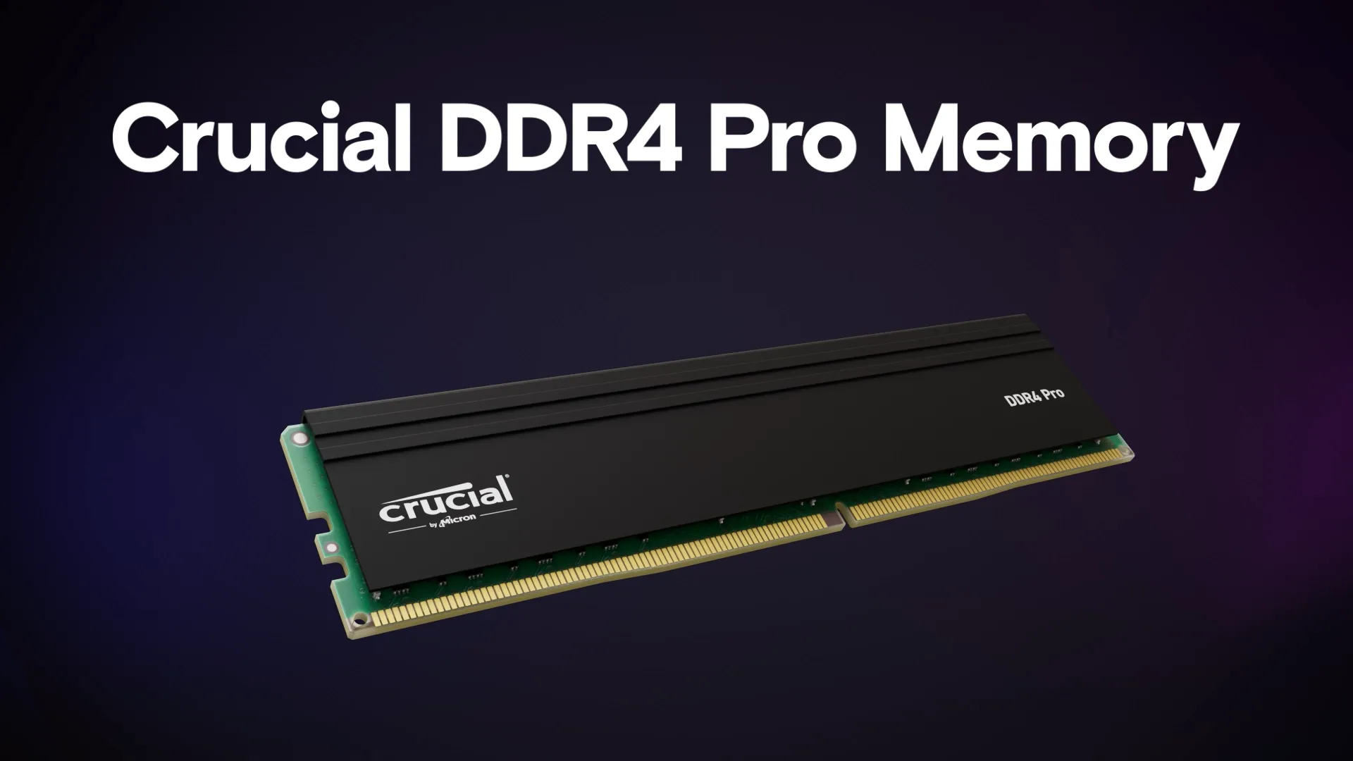 Crucial Pro 64GB (2x 32GB) DDR4 3200MHz Desktop Memory