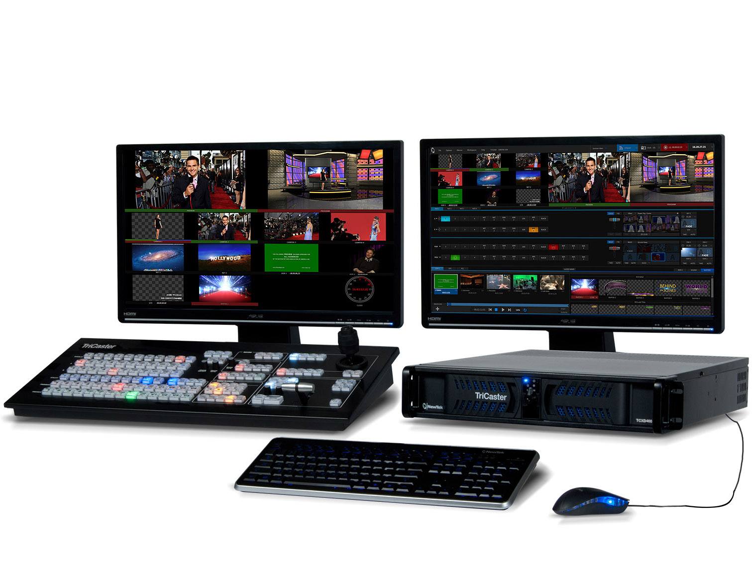 NewTek TriCaster 410 + 460CS (with FREE Monitors)