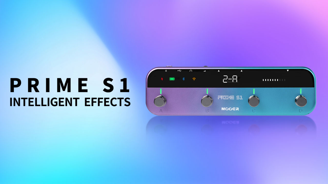 Mooer（ムーアー）から126エフェクト、ドラムマシン、80秒のルーパーを