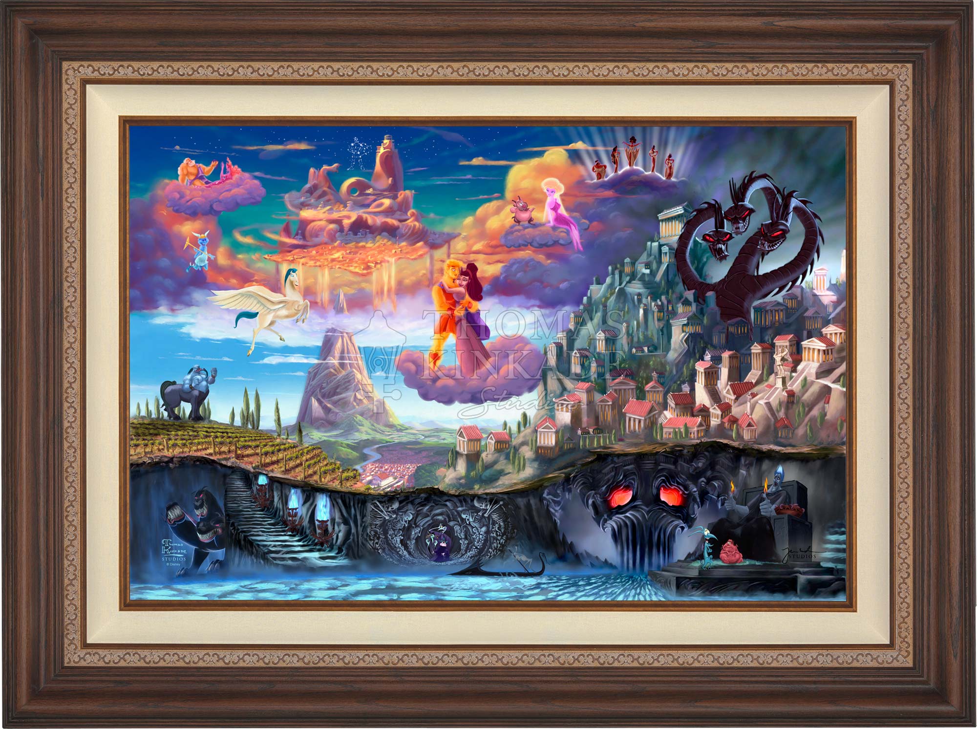 Disney Hercules - Thomas Kinkade Studios Jewel Edition – Disney