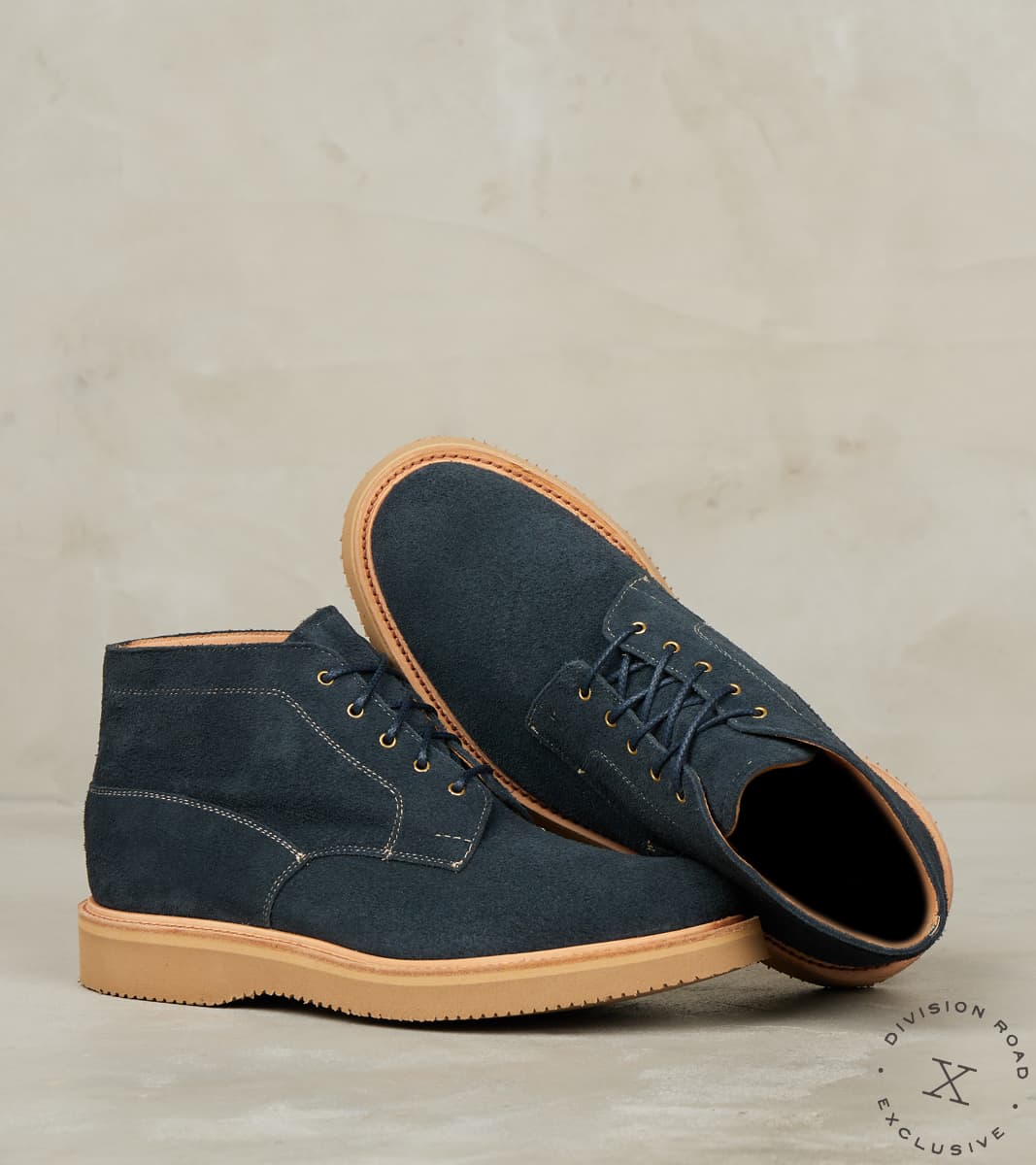 Tricker's x DR Monty Chukka - 4497 - Vibram 2060 - CF Stead Indigo