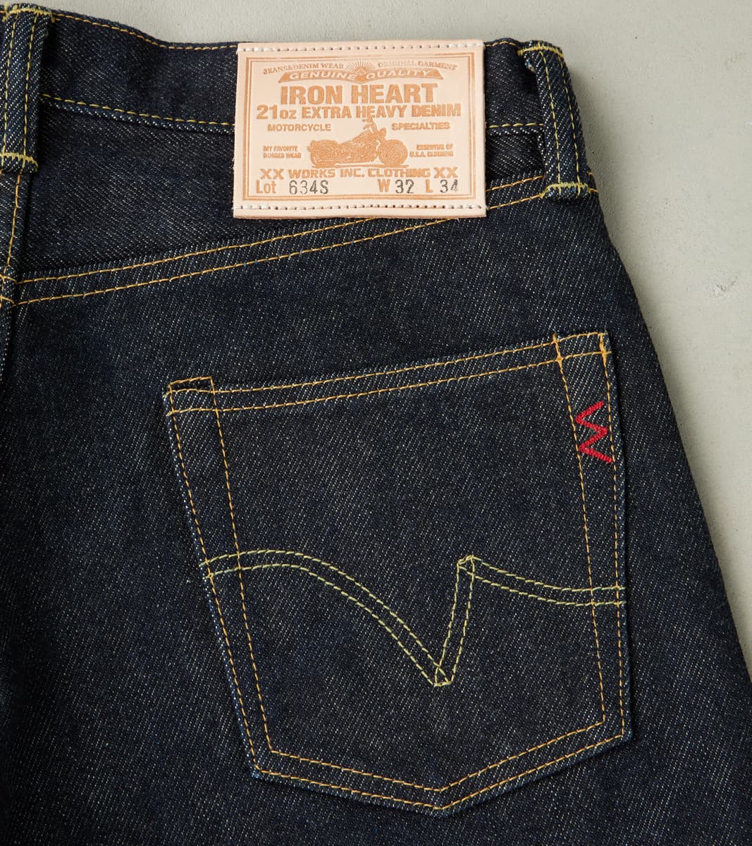 Iron Heart 634S - Straight - 21oz Indigo – Division Road, Inc.