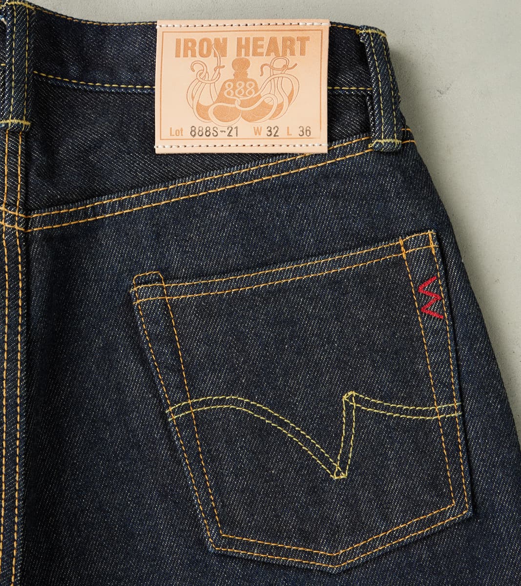 Iron Heart 888S - High Rise Tapered - 21oz Indigo – Division Road