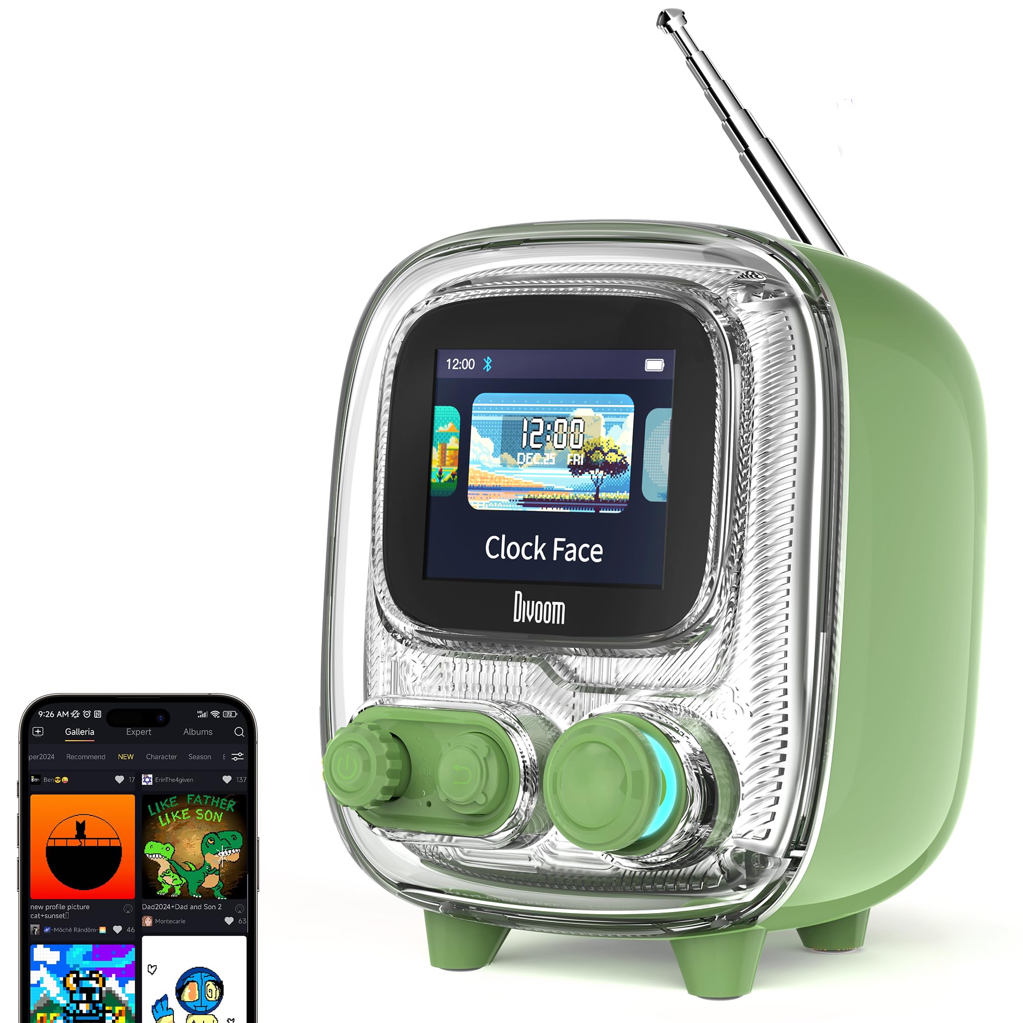 Divoom Tiivoo-2 Photo Album & Bluetooth Speaker