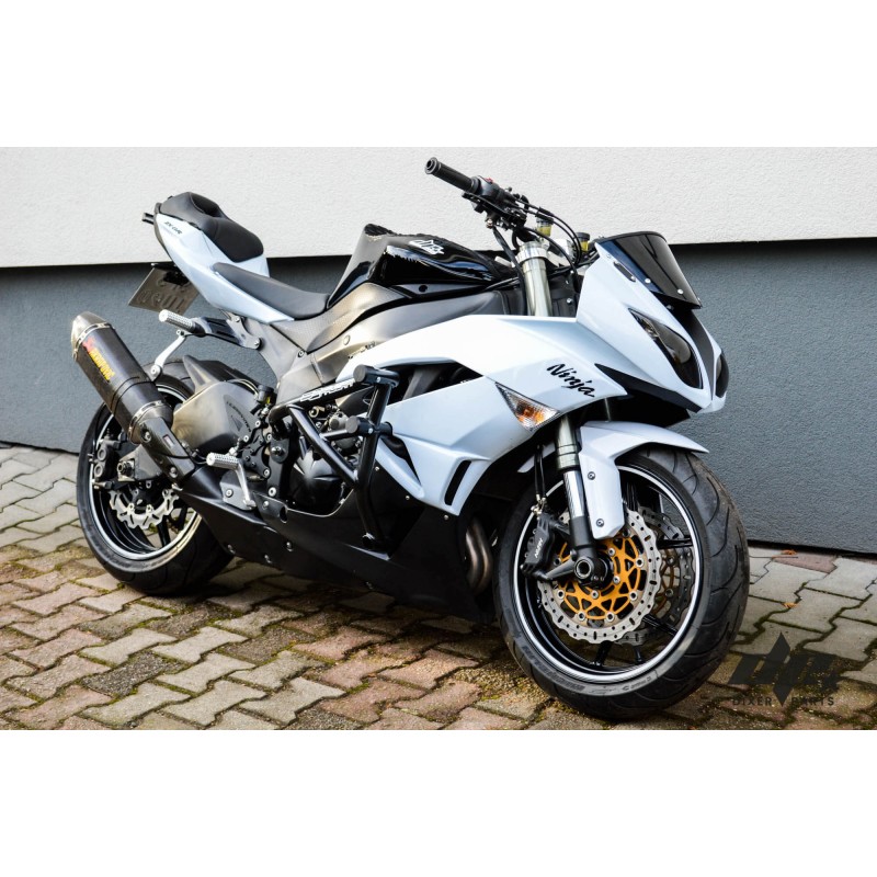 Reinforced Upper Triple Tree Clamp + 28,6mm Risers Kawasaki ZX6R