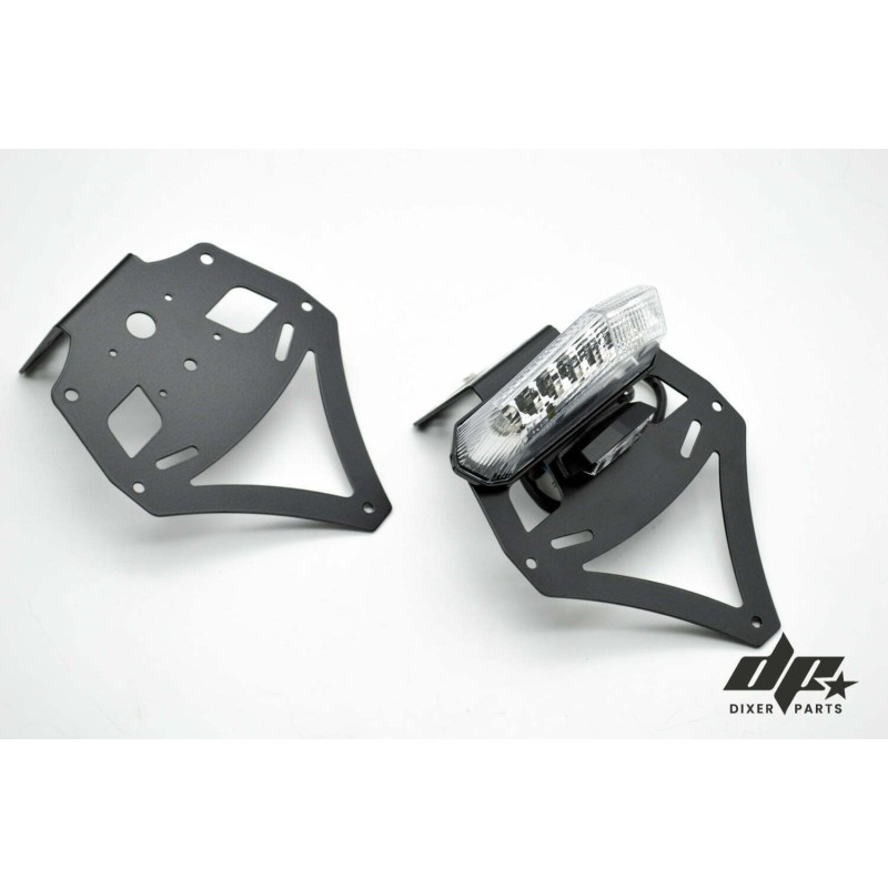 Plate holder + LED lamps Kawasaki ZX6R 636 (2019-2023)