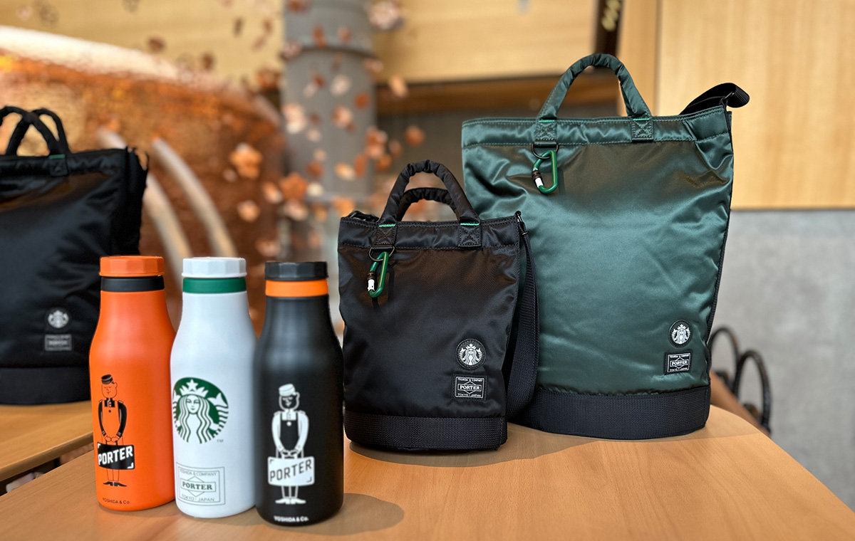 発売前から注目の的！スターバックス×ポーターのコラボバッグ＆ボトル