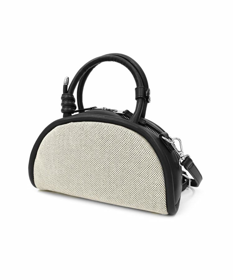 2wayキャンバスラウンドボストンBAG[C]
