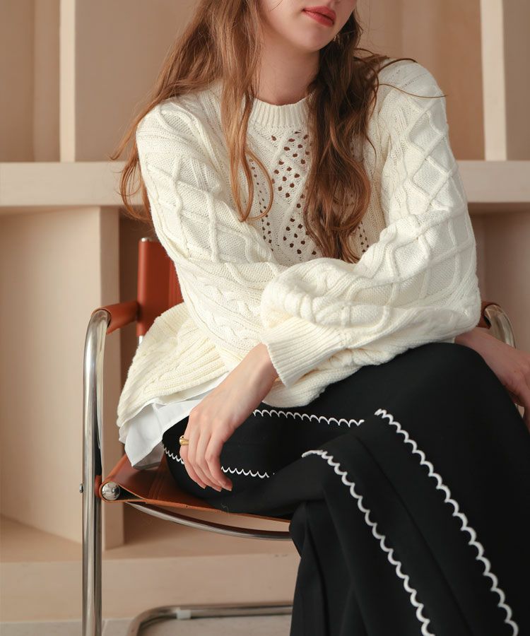 スカラップブレードレースセットアップ