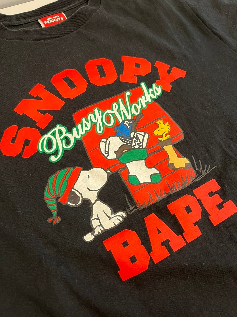 ア ベイシング エイプ A BATHING APE PEANUTS BAPE PRESENT SNOOPY