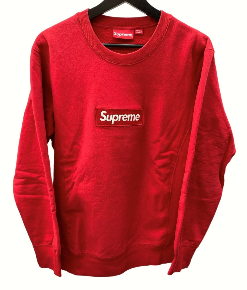 シュプリーム SUPREME REVRSE WEAVE BOX LOGO PULLOVER SWEAT リバース