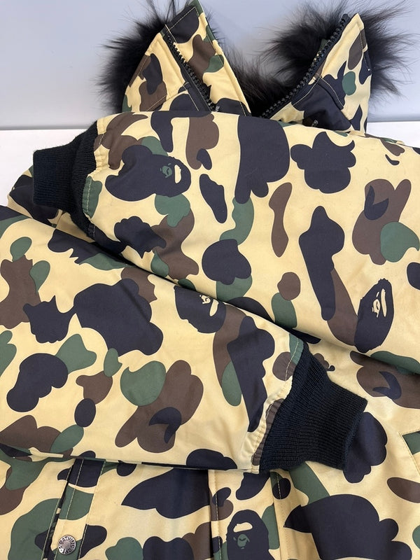 ア ベイシング エイプ A BATHING APE 1st CAMO FUR DOWN 1st カモ