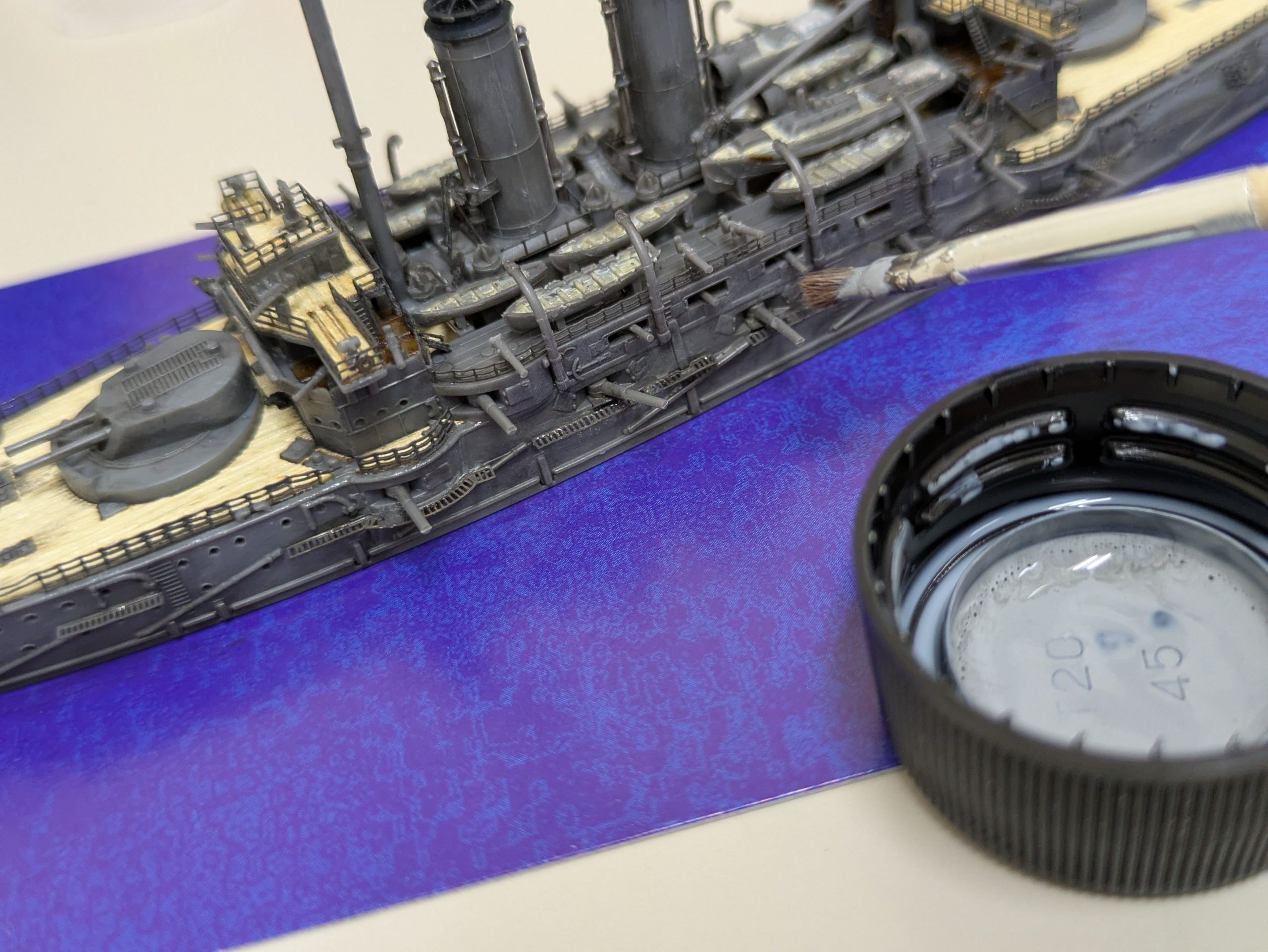 ハセガワ1/700戦艦三笠を作る！ ～初心者におくる、ためになるしくじり