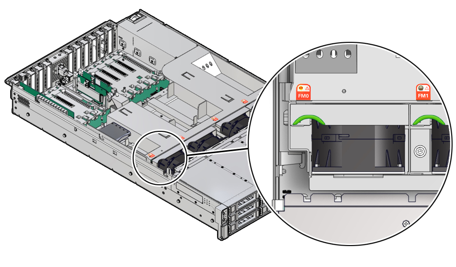 ZS7-2 Internal Components - Oracle® ZFS Storage Appliance Customer