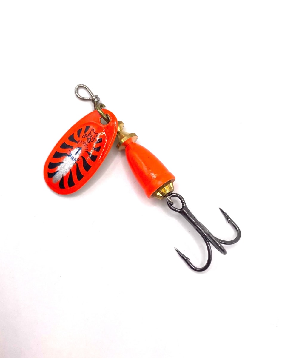 SPINNER BLUE FOX VIBRAX FLUOR N1 / 4G. | Patagonia Explorer Tienda