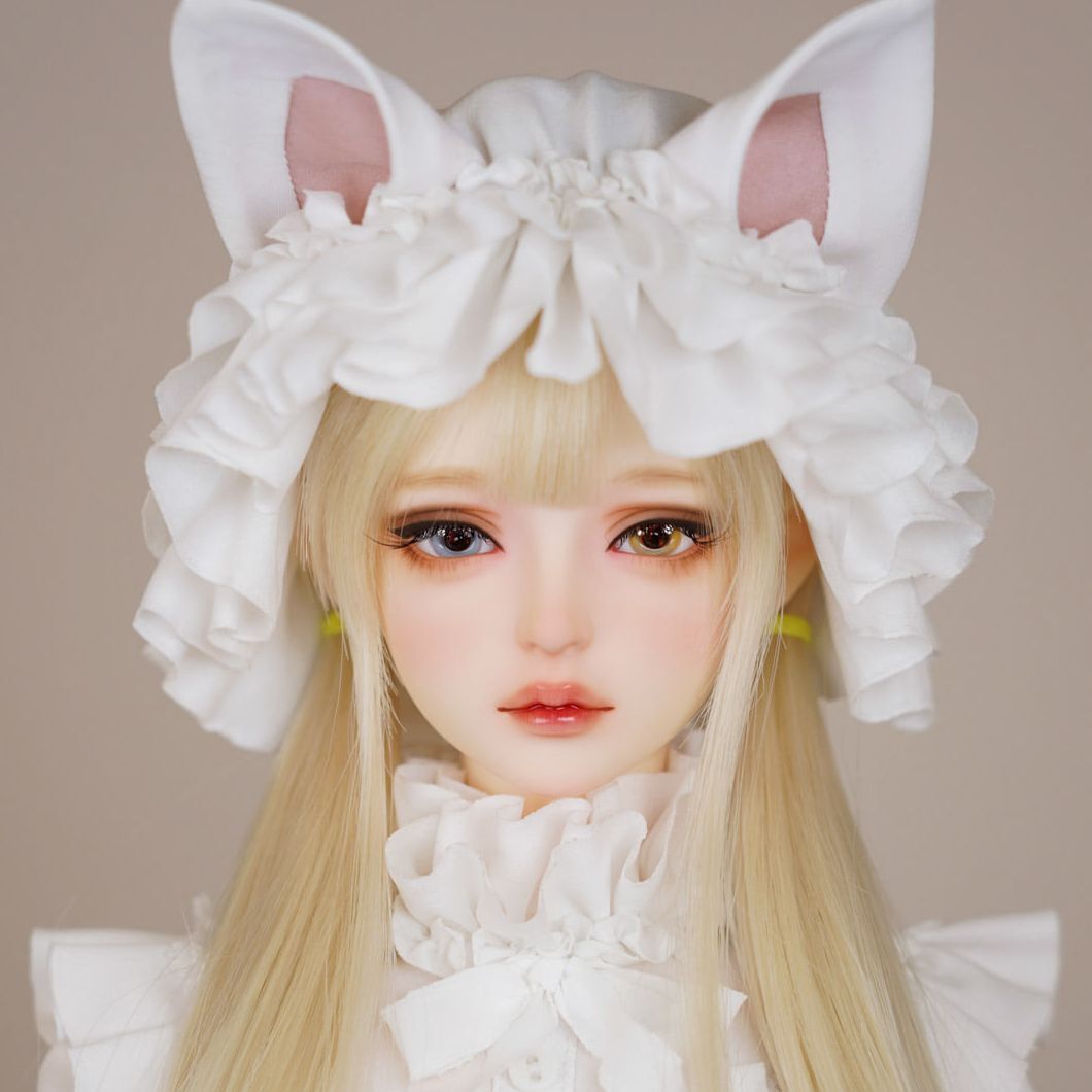 グラデーションウィッグ Blue 17.5cm-19.5cm【6.5~7.5inch】｜DOLK