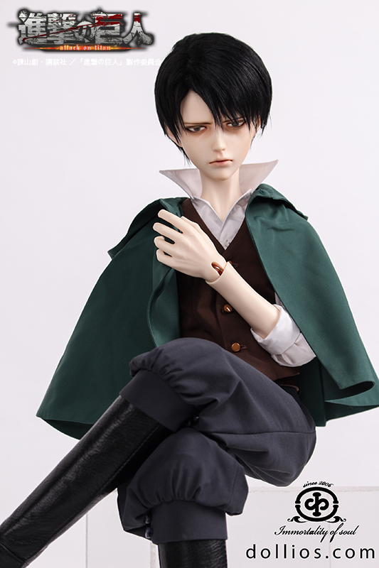 進撃の巨人」 リヴァイ兵長 キャストドール 地下街時代Ver.｜DOLK