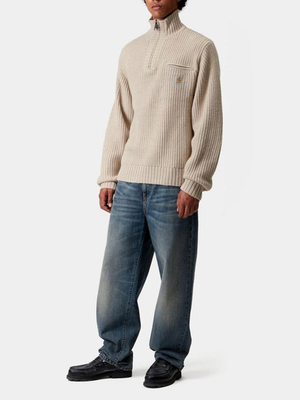 CARHARTT WIP-Detroit Half Zip Sweater-I035398 2LPXX – Dope