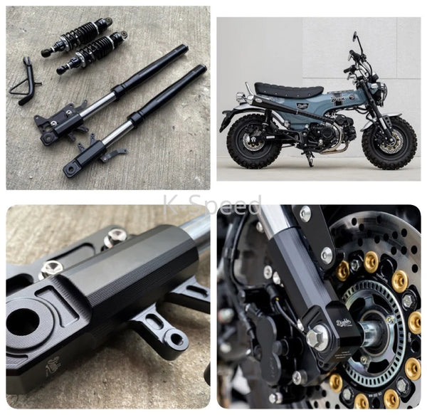 K-SPEED-DX035 超ローダウン8CM！リアサス (285MM) ＆フロントフォーク