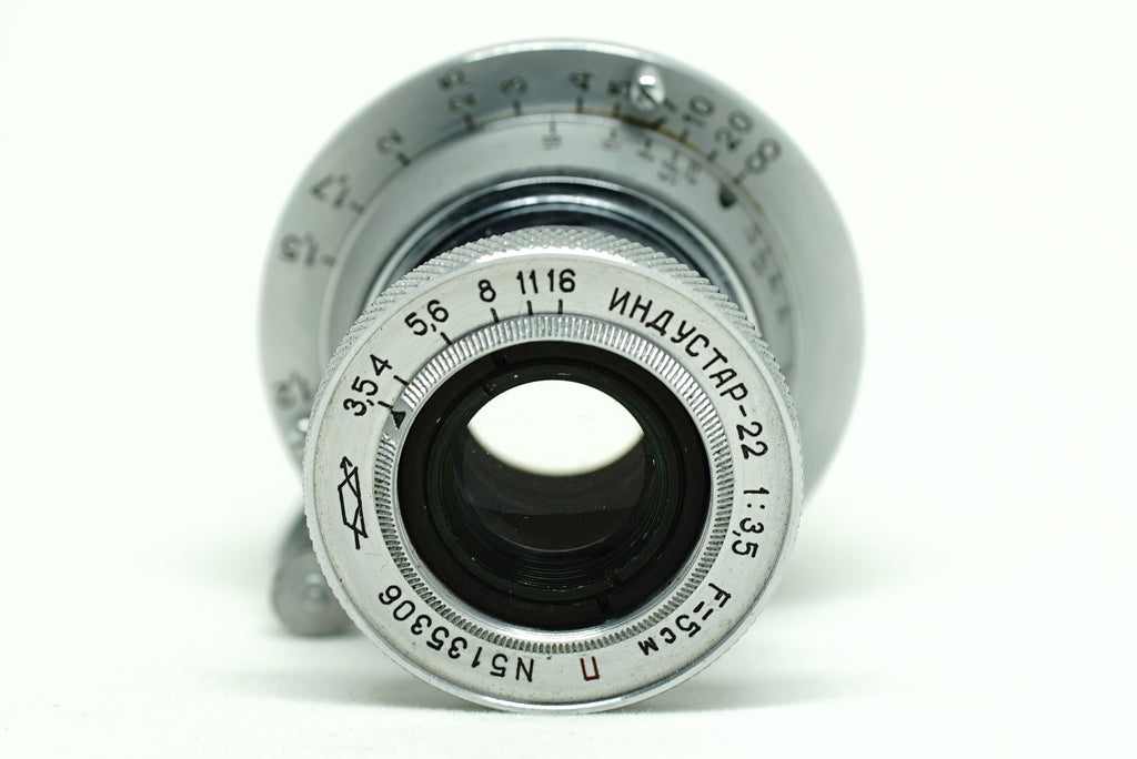 美品】FED Industar-22 (インダスター) 50mm f/3.5 沈胴 [Lマウント