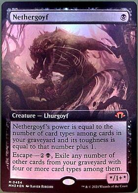 MH3)Nethergoyf(拡張枠)(0454)/ネザーゴイフ | 神話レア・レア