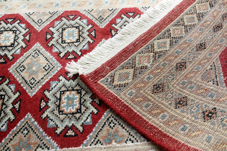 パキスタン段通玄関マット P69-9123 60×94cm | ラグマット・玄関マット