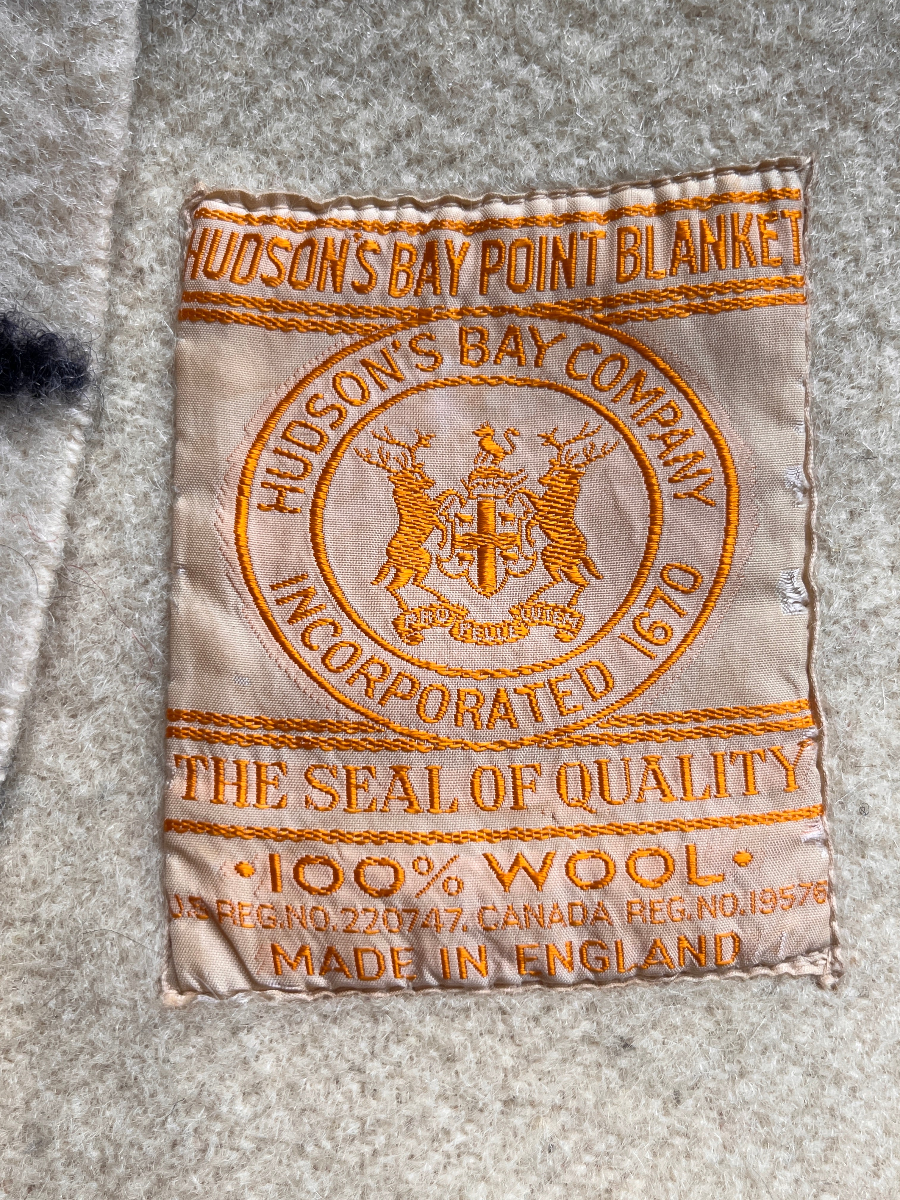Vintage Hudson's Bay 4 Point Wool Blanket – Dovetail