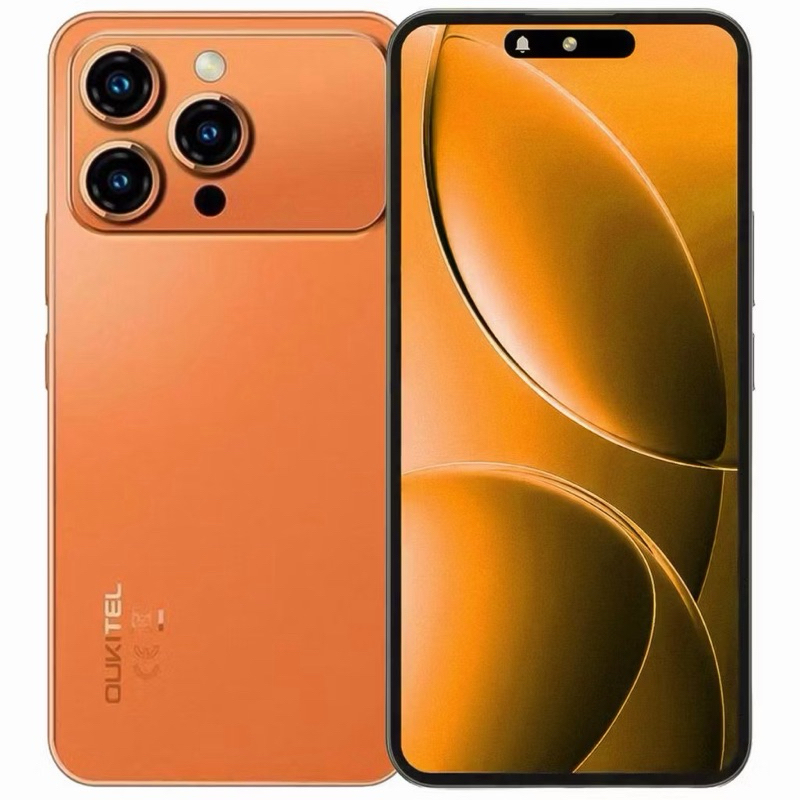 Celular Lançamento OUKITEL P1 PRO Laranja 8+16total 24GB+256GB