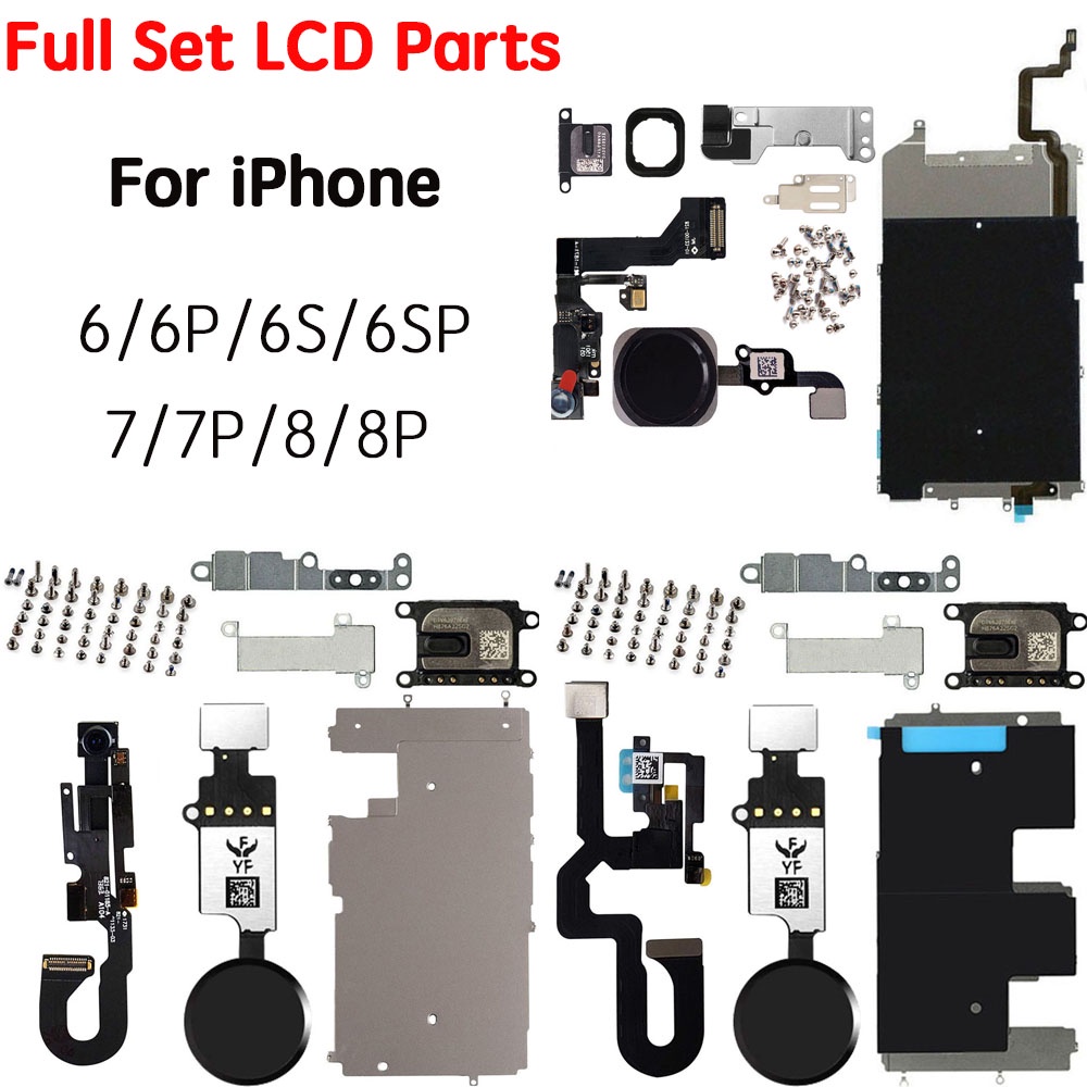Full Set Screen LCD Peças para iPhone 6 6P 6s 7 8 Plus Front