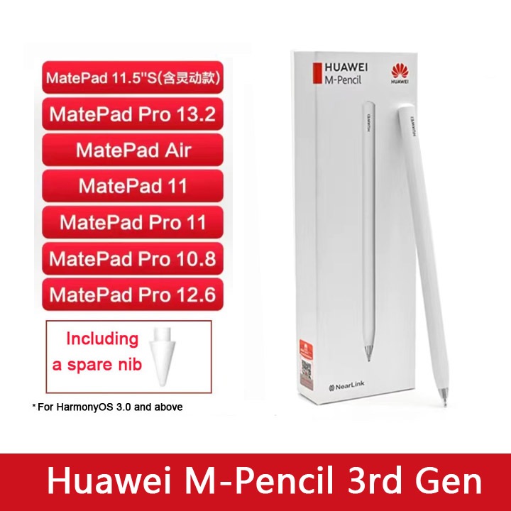 Original HUAWEI M-Pencil 3rd Generation For MatePad Edge/MatePad