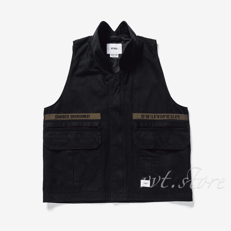 WTAPS 21SS REP / VEST / COTTON. TWILL 戰術口袋背心外套| 蝦皮購物