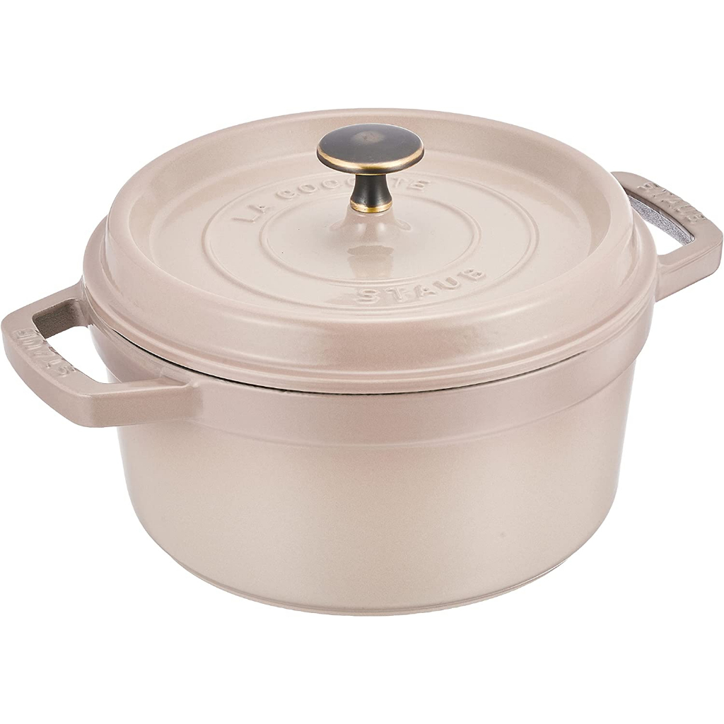 法國Staub La Cocotte 22cm 20cm 鑄鐵鍋琺瑯鍋圓形湯鍋燉鍋| 蝦皮購物