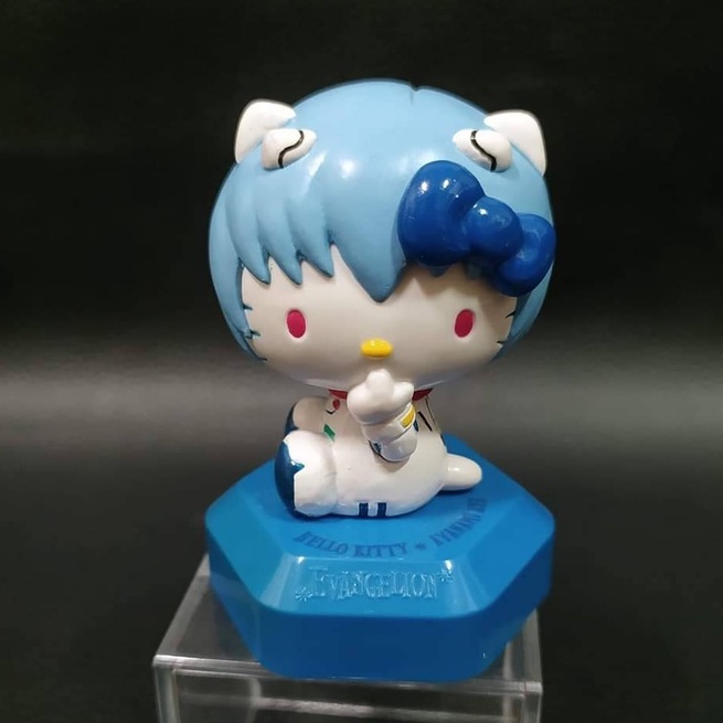 แท้/มือ2)⭐​Evangelion x Hello Kitty Choco Egg Plus❤️Rei Ayanami