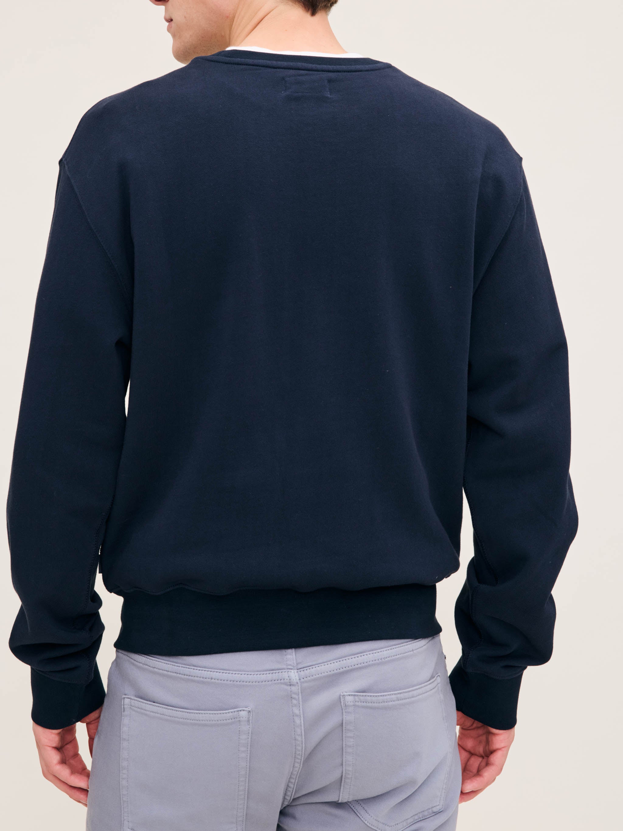 Crewneck Sweater | Classic Navy | DL1961 Premium Denim