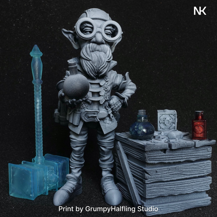 3D Printable Alvynn the Alchemist [presupported] by Nerikson