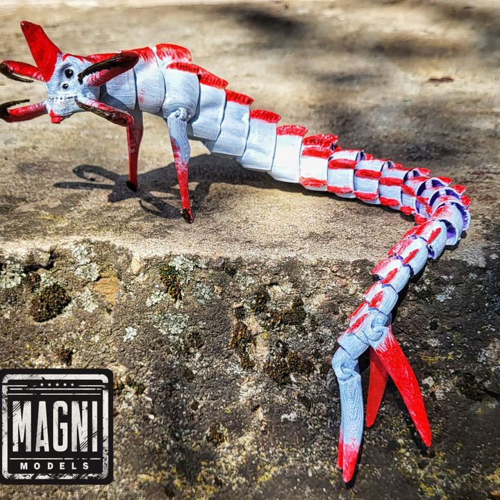 3D Printable Articulated Reaper Leviathan by MagniModels