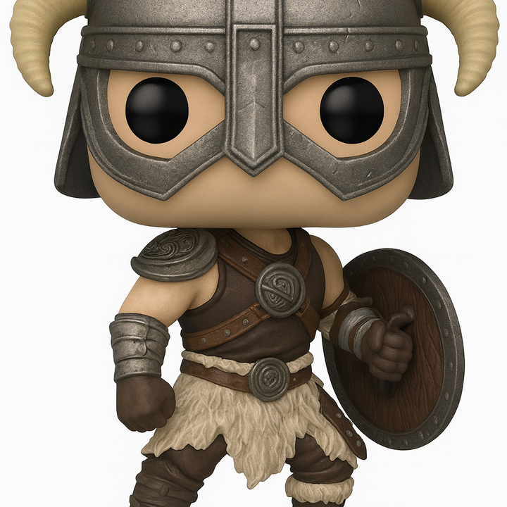 3D Printable SKYRIM DRAGONBORN FUNKO POP STYLE – STL Fan Art Model